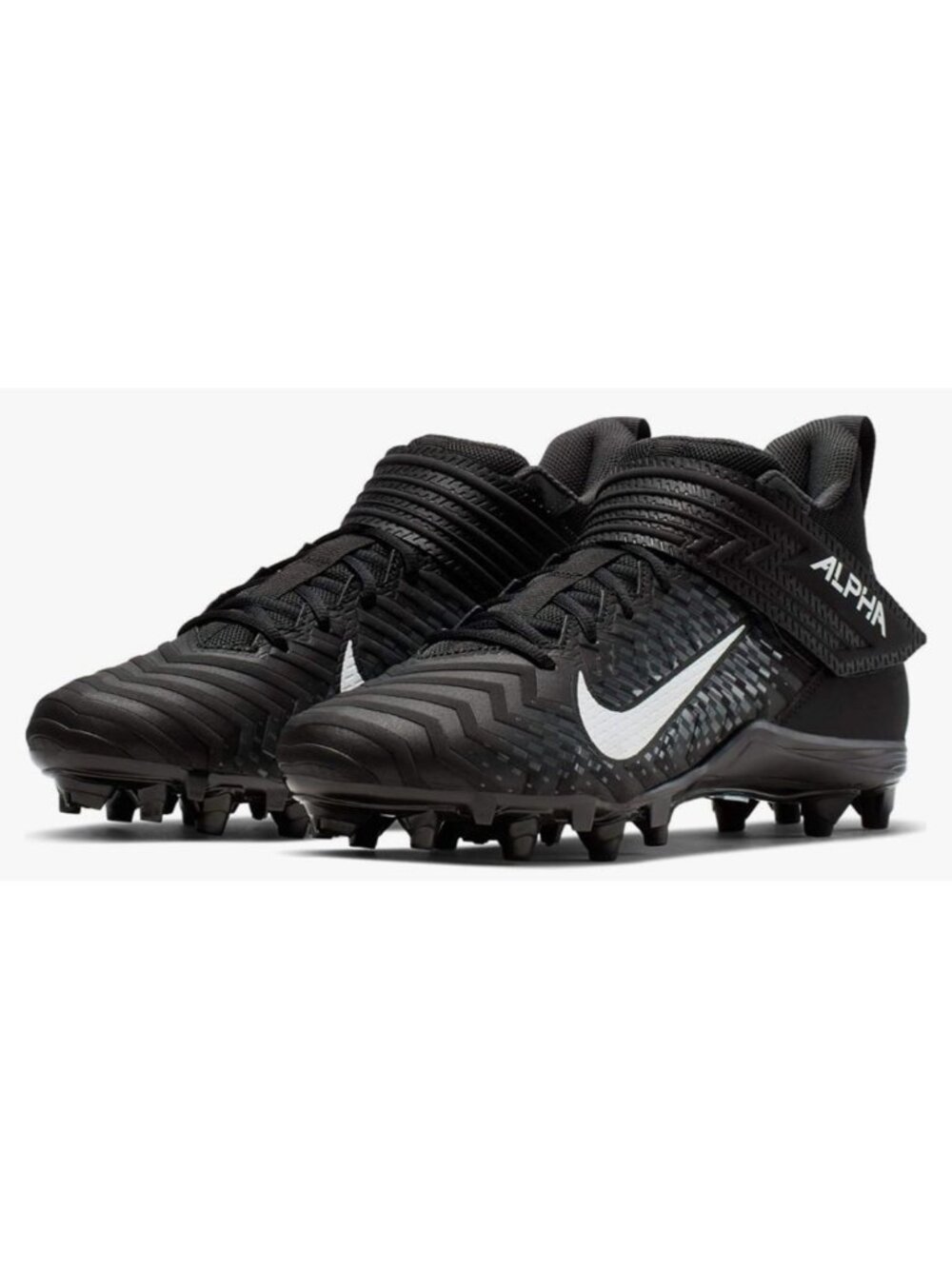 Nike Alpha Black Menace Varsity 2 Men's Football Cleat Size 12